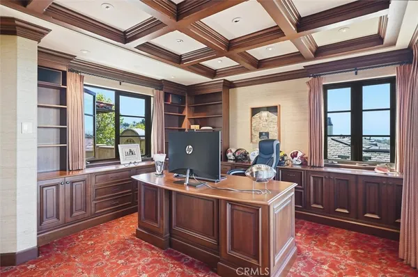 a room with furniture and windows