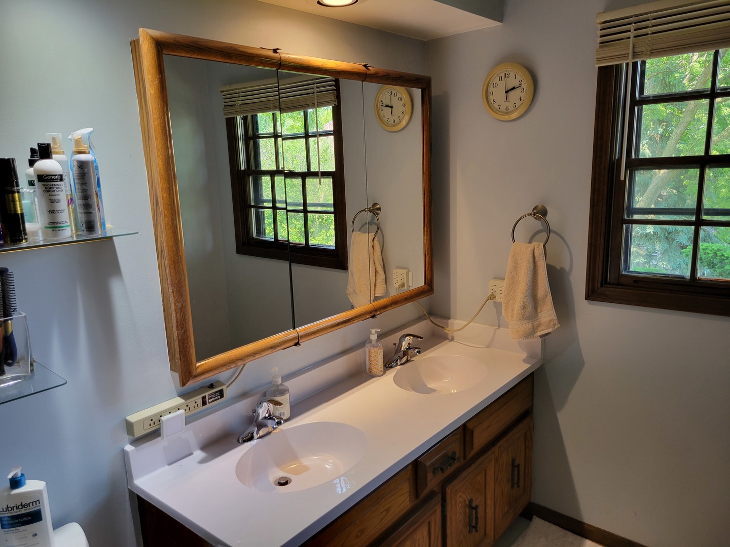 1263 Bainbridge Drive Naperville, IL 60563 - Photo 15 of 31 a bathroom with a sink and a mirror