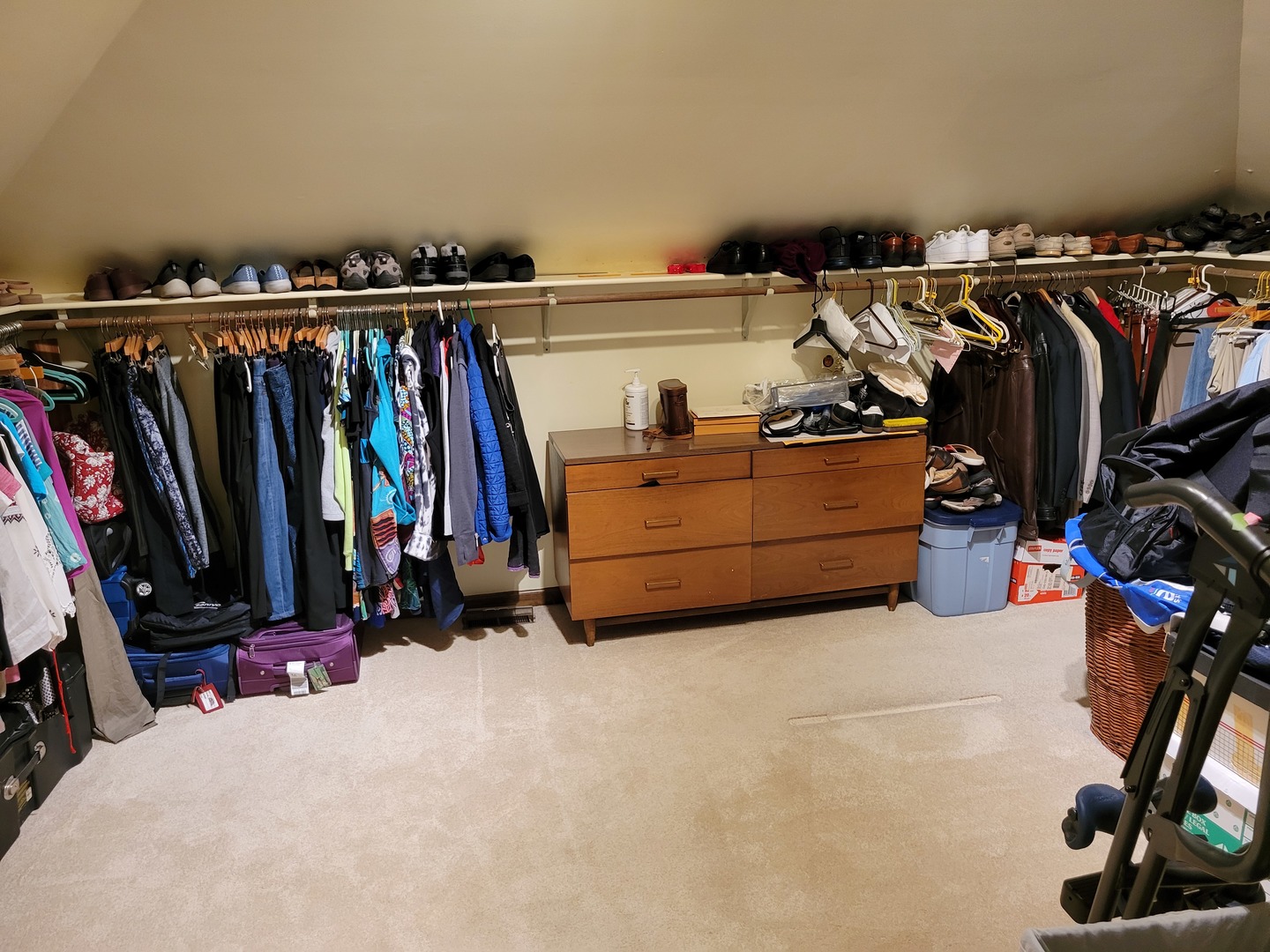 1263 Bainbridge Drive Naperville, IL 60563 - Photo 17 of 31 a view of walk in closet with clothes and shoes