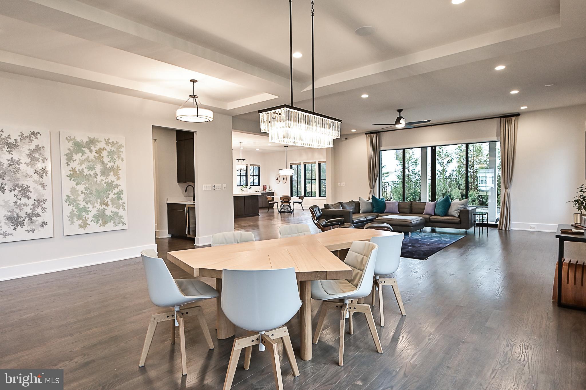 7126 Merrimac Drive McLean, VA 22101 - Photo 26 of 98 a view of a dining room with furniture window and wooden floor