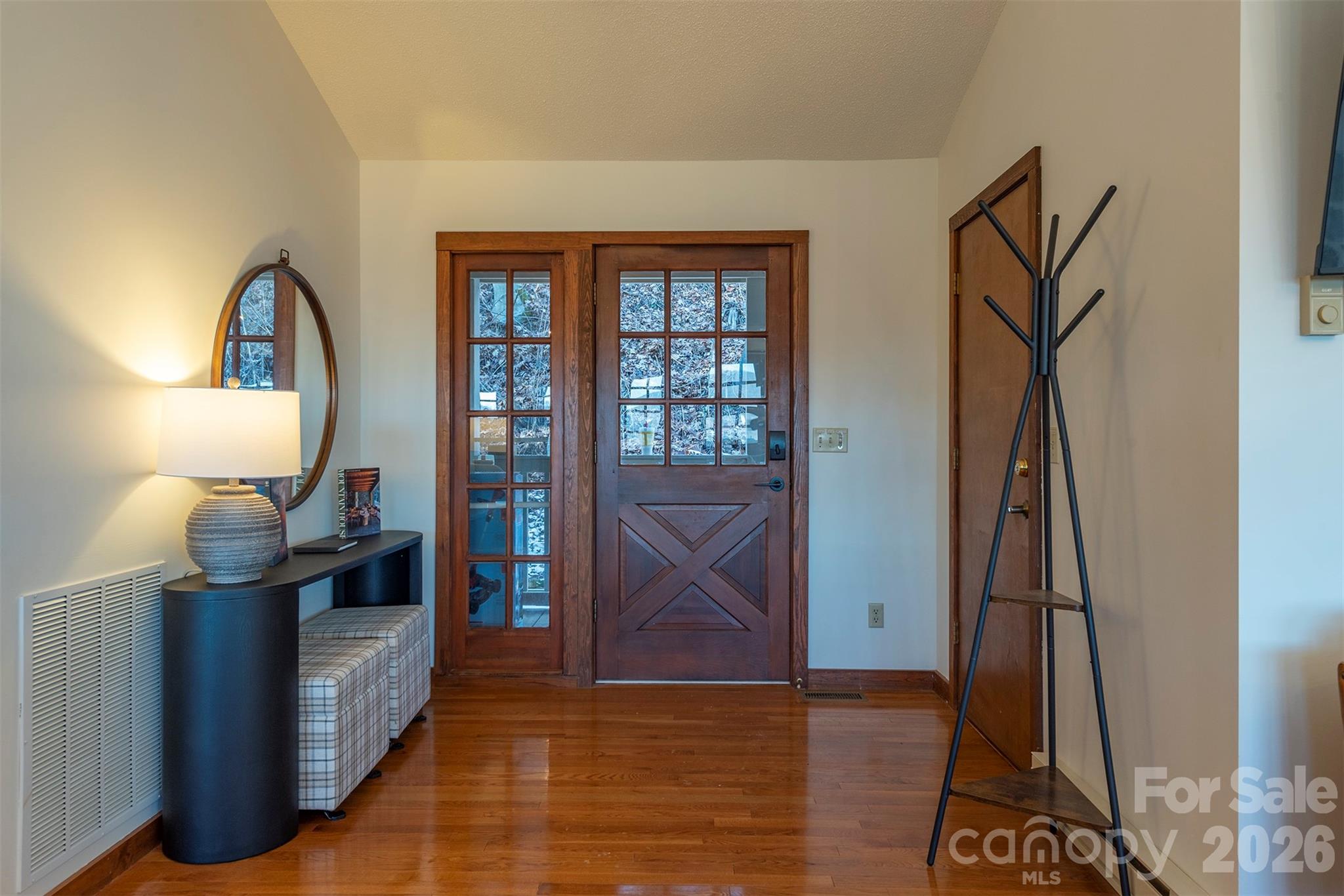 322 Goldenleaf Road Mars Hill, NC 28754 - Photo 20 of 47 a view of entryway and hall with wooden floor