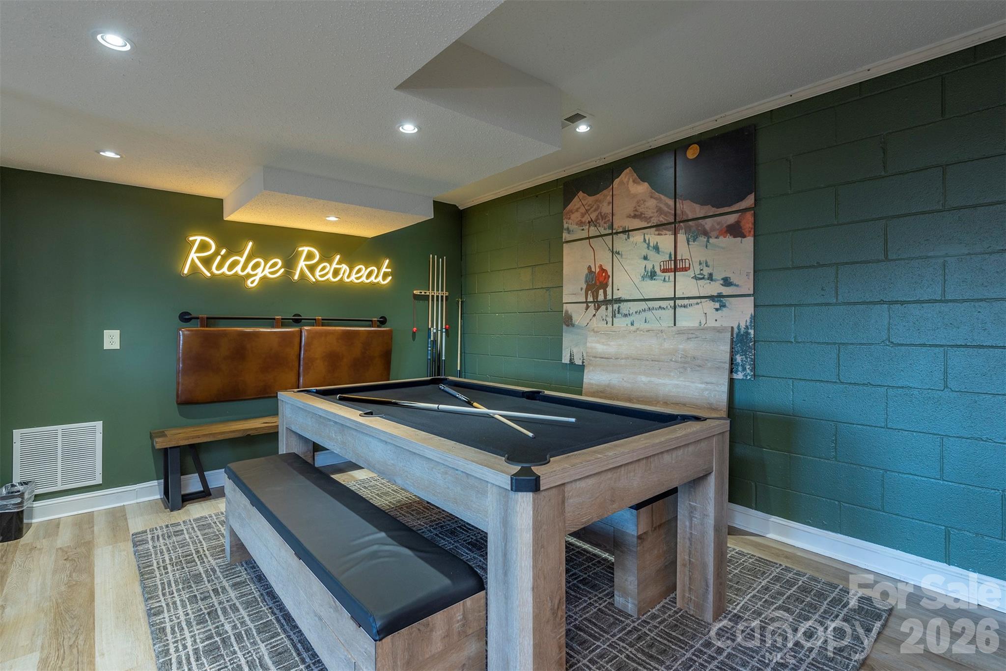 322 Goldenleaf Road Mars Hill, NC 28754 - Photo 26 of 47 a room with table tennis air hockey table and arcade game machine