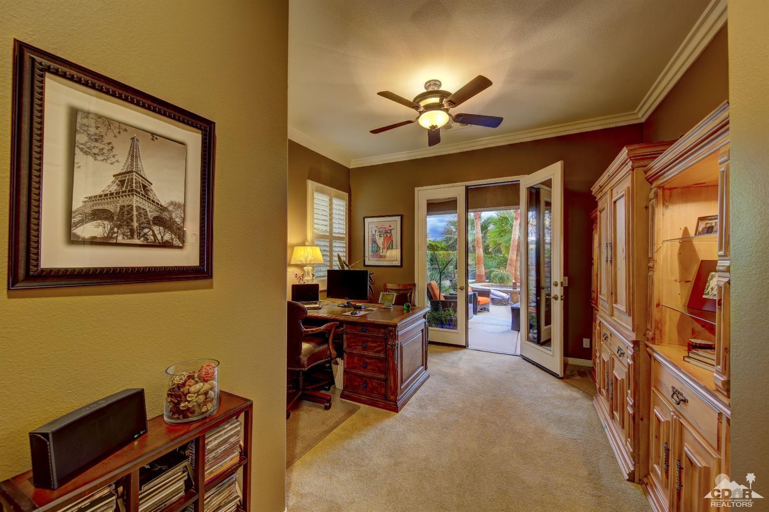 5 Via Santa Velera Rancho Mirage, CA 92270 - Photo 46 of 90 a view of a livingroom with workspace and a window