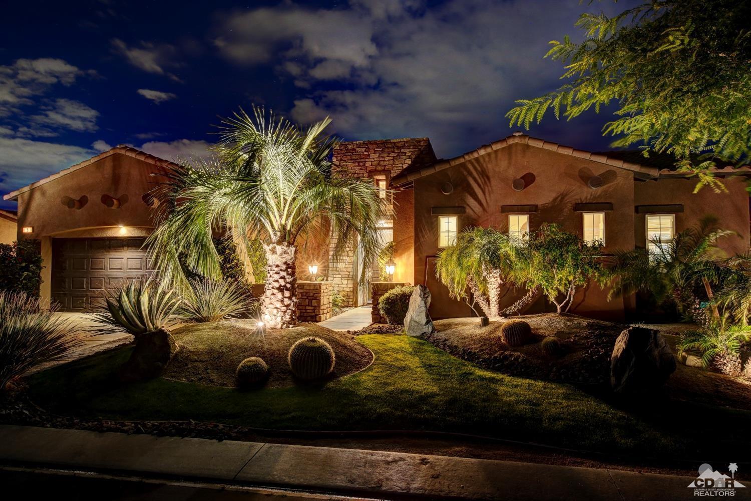 5 Via Santa Velera Rancho Mirage, CA 92270 - Photo 49 of 90 a view of a house with patio