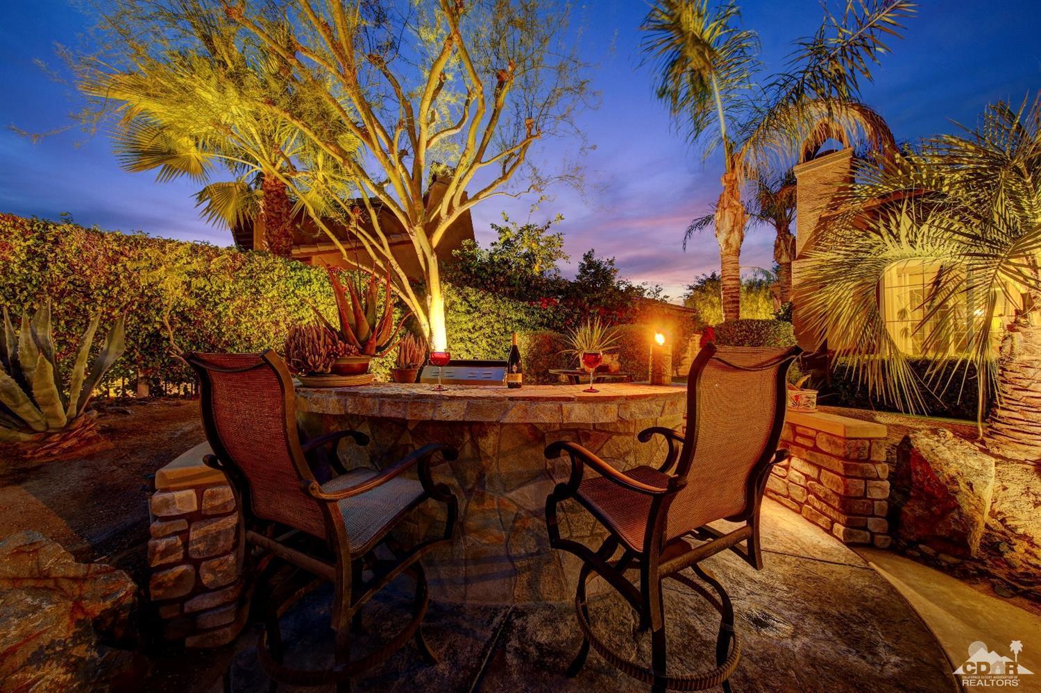 5 Via Santa Velera Rancho Mirage, CA 92270 - Photo 53 of 90 a view of a chairs and table in the patio