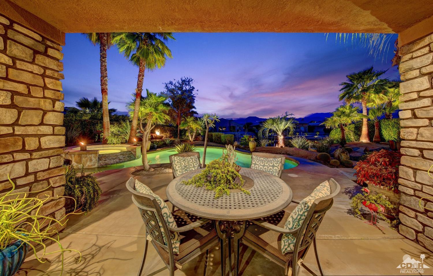 5 Via Santa Velera Rancho Mirage, CA 92270 - Photo 54 of 90 a view of a chairs and table in the patio