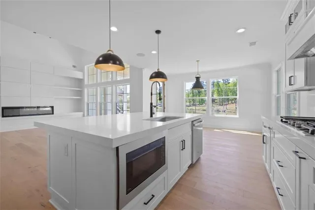 a view of an empty room