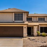 a front view of a house with entertaining space