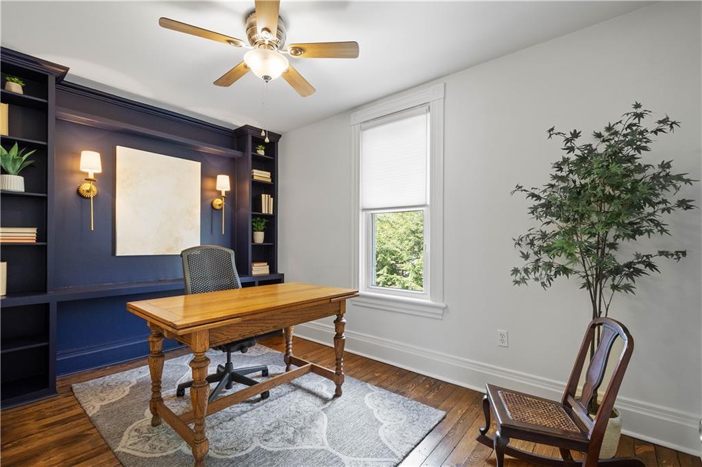 419 Oliver Road Sewickley, PA 15143 - Photo 23 of 34 a view of a workspace with furniture and a window
