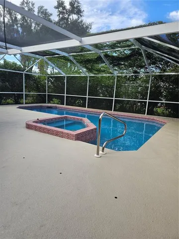 a front view of a house with patio