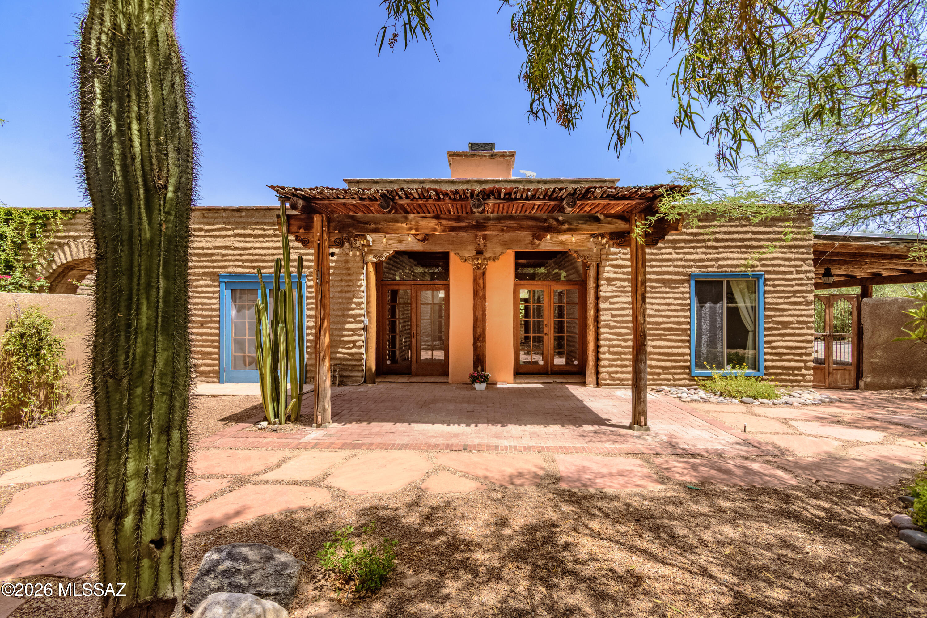 5092 East Fort Lowell Road Tucson, AZ 85712 - Photo 1 of 37 Timeless Mud Adobe Custom Home
