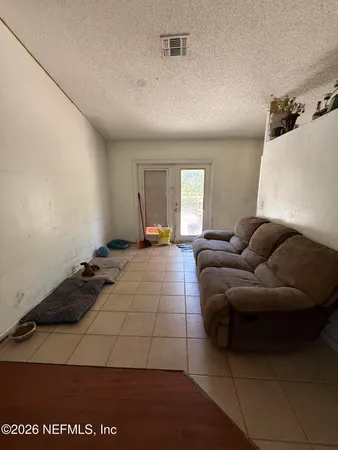 a living room with a couch