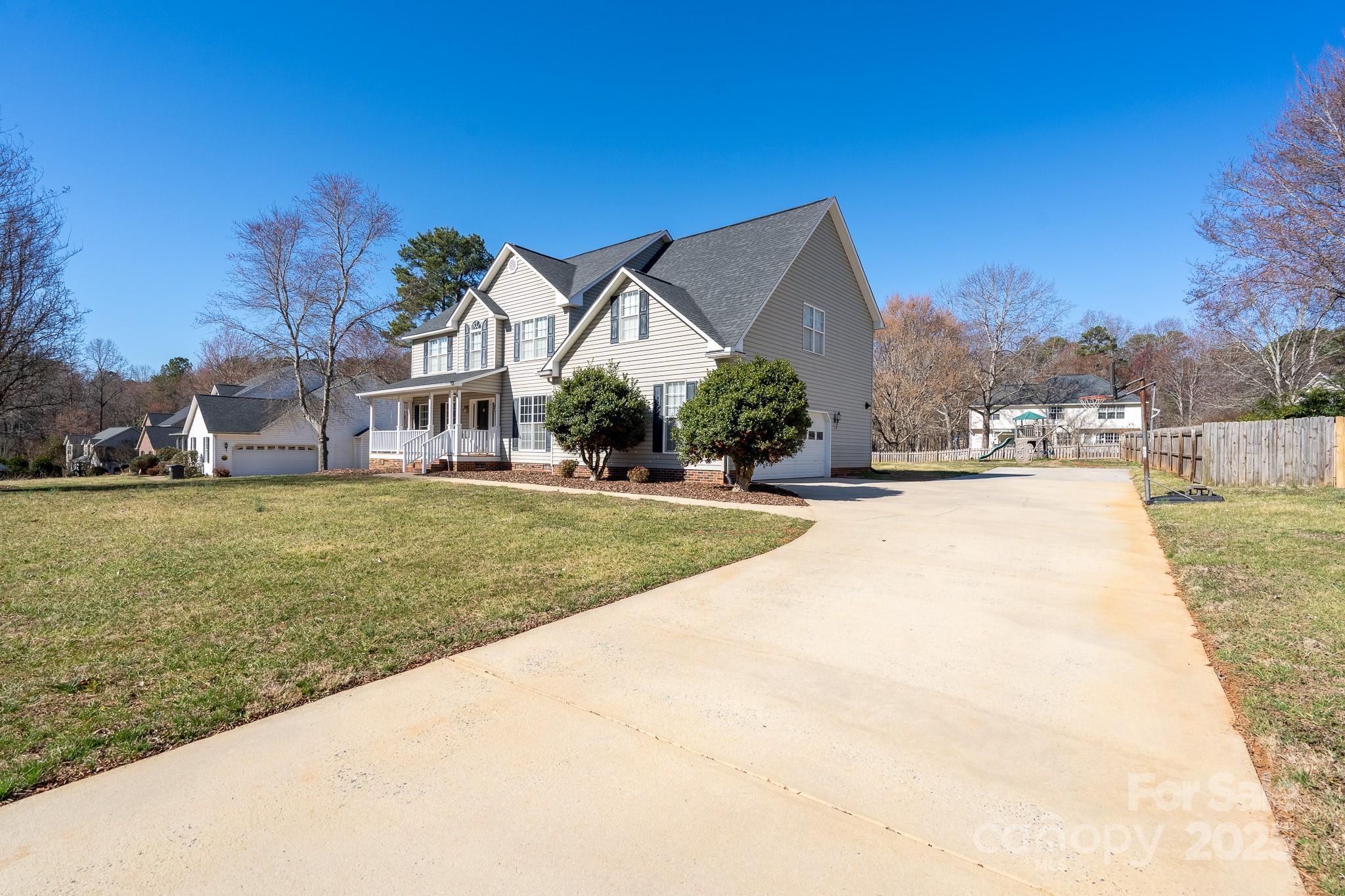280 Bonaventure Drive Salisbury, NC 28147 - Photo 3 of 48 a view of a house with a yard