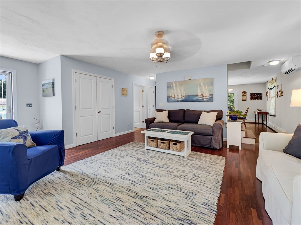 5 Wilson Street Wareham, MA 02571 - Photo 15 of 37 a living room with furniture and a wooden floor