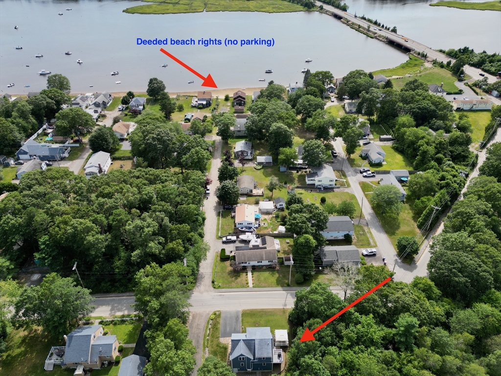 5 Wilson Street Wareham, MA 02571 - Photo 7 of 37 an aerial view of a house with a yard and garden