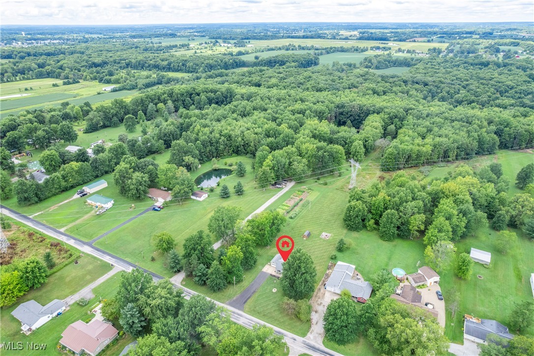 14808 Wheeler Road Lagrange, OH 44050 - Photo 3 of 50 Aerial view of property's location featuring rural landscape