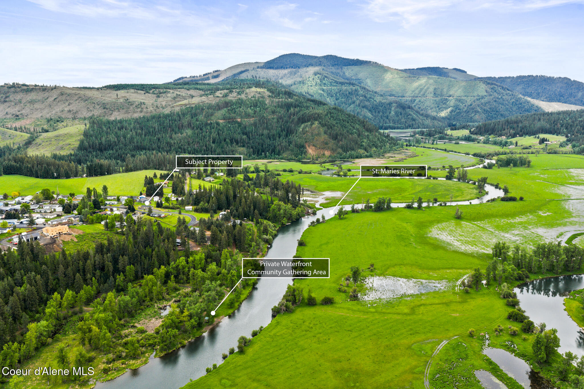 575 Garden Tracts Road St. Maries, ID 83861 - Photo 41 of 49 Park -Drone