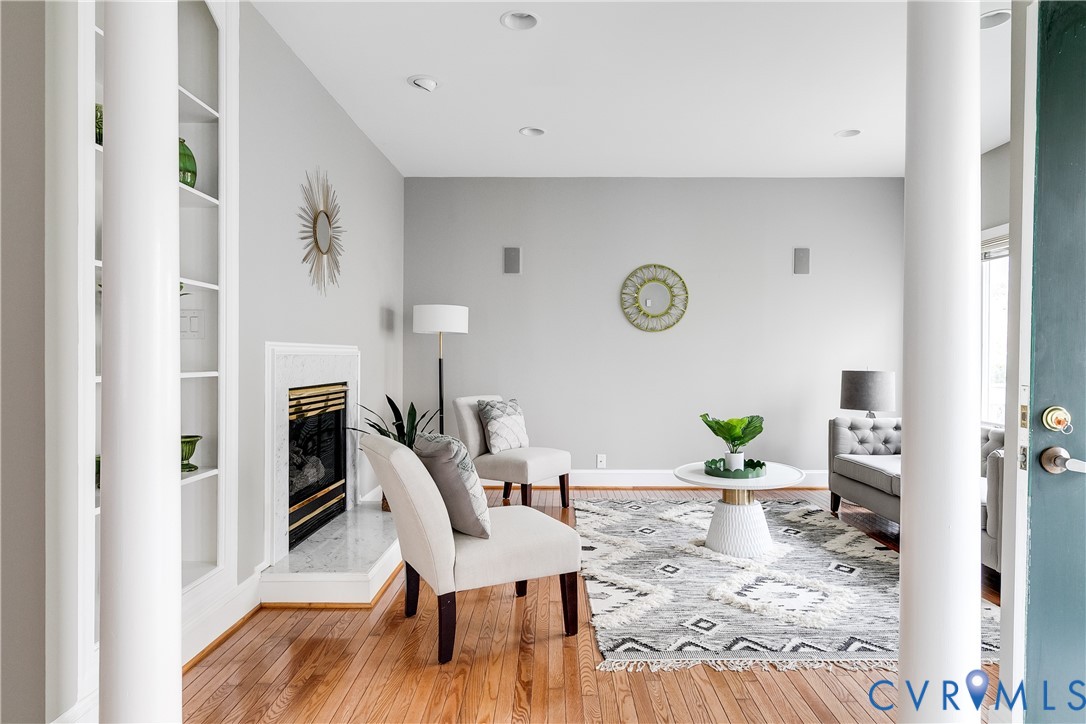 3207 Stony Point Road, Unit C Richmond, VA 23235 - Photo 8 of 40 a living room with furniture and a wooden floor