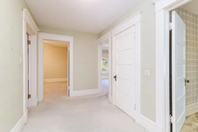 a view of balcony with wooden floor and fence and a potted plant