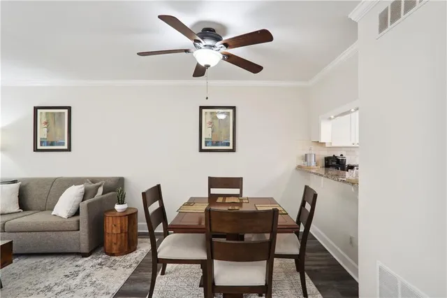 a workspace with furniture and a couch