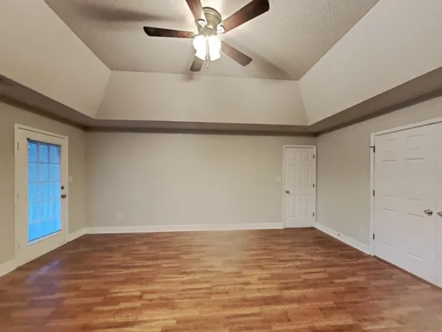 wooden floor in an empty room