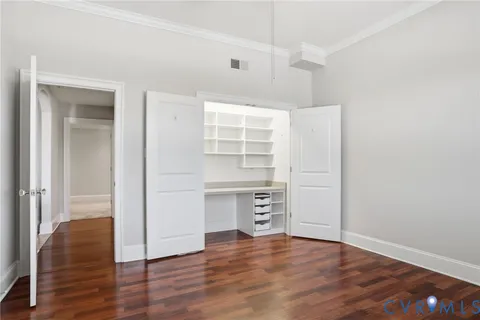 wooden floor in an empty room