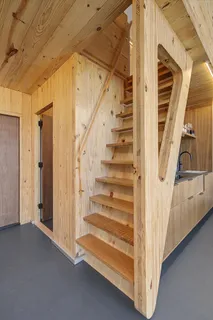 a view of front door with stairs