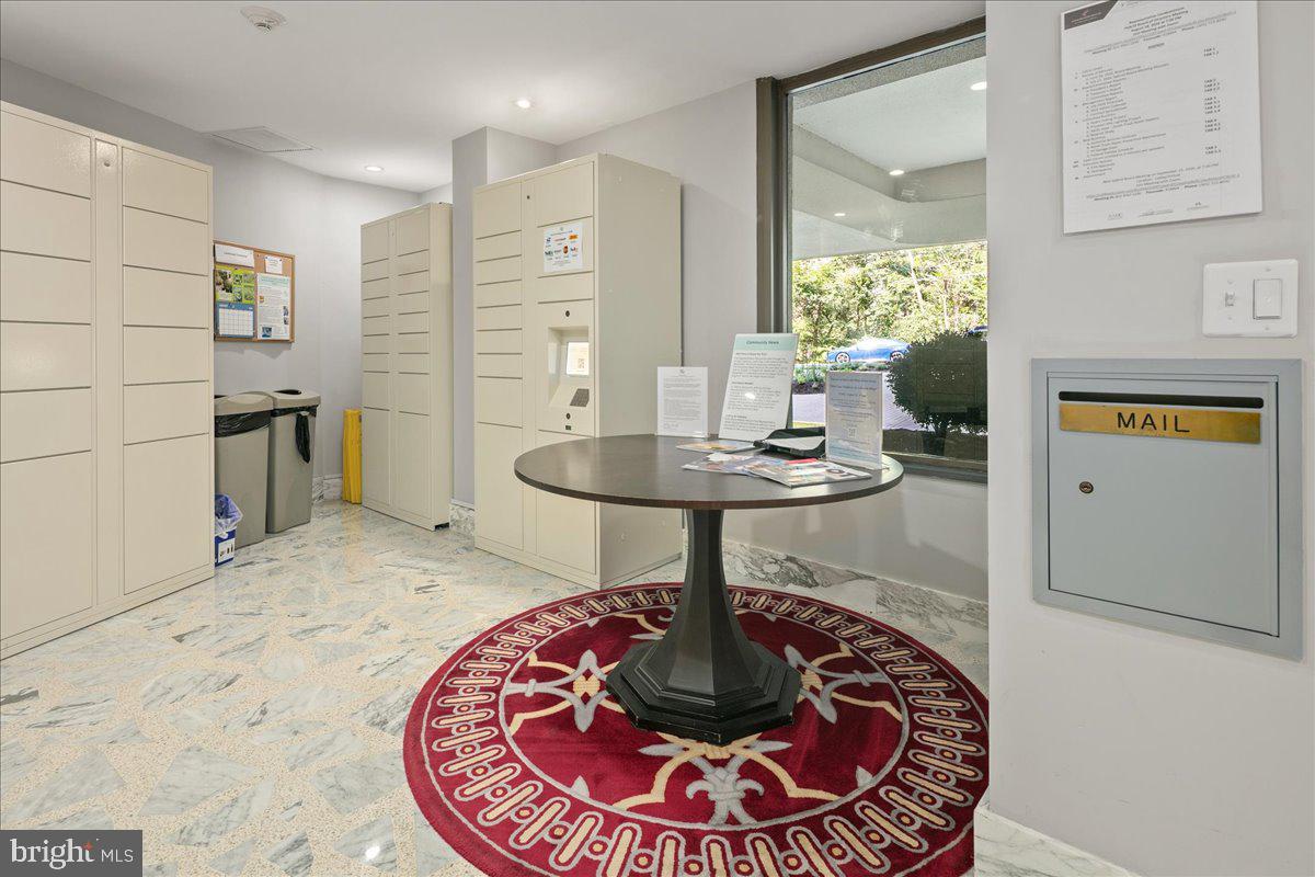 1101 South Arlington Ridge Road, Unit 402 Arlington, VA 22202 - Photo 59 of 61 Modern mailroom with stylish decor.