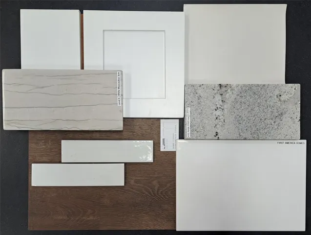 a house view with a garden and large trees