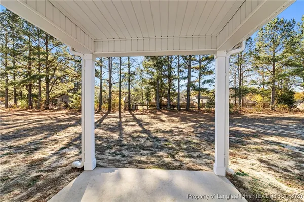 a view of a porch
