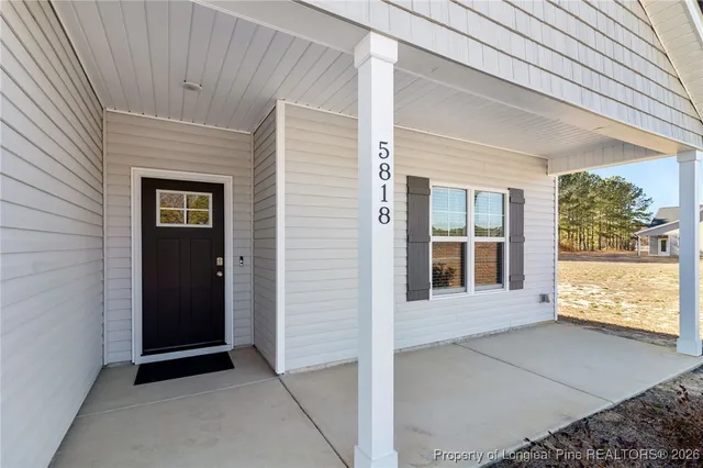 a view of front door of a house