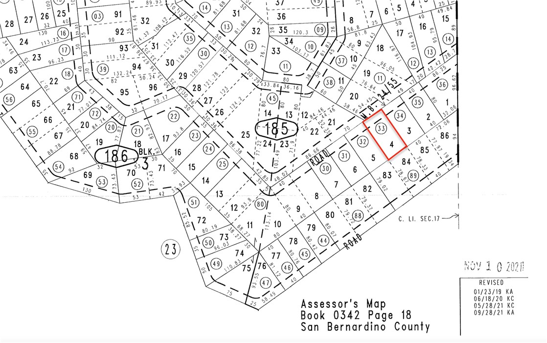 783 Tower Heights Road Cedarpines Park, CA 92322 - Photo 2 of 3 Red boundary lines on pictures are an estimate and for marketing purposes only. Buyer to verify all aspects of this property including, but not limited to utilities, assessments, boundaries, usage, access, and zoning to satisfy themselves.