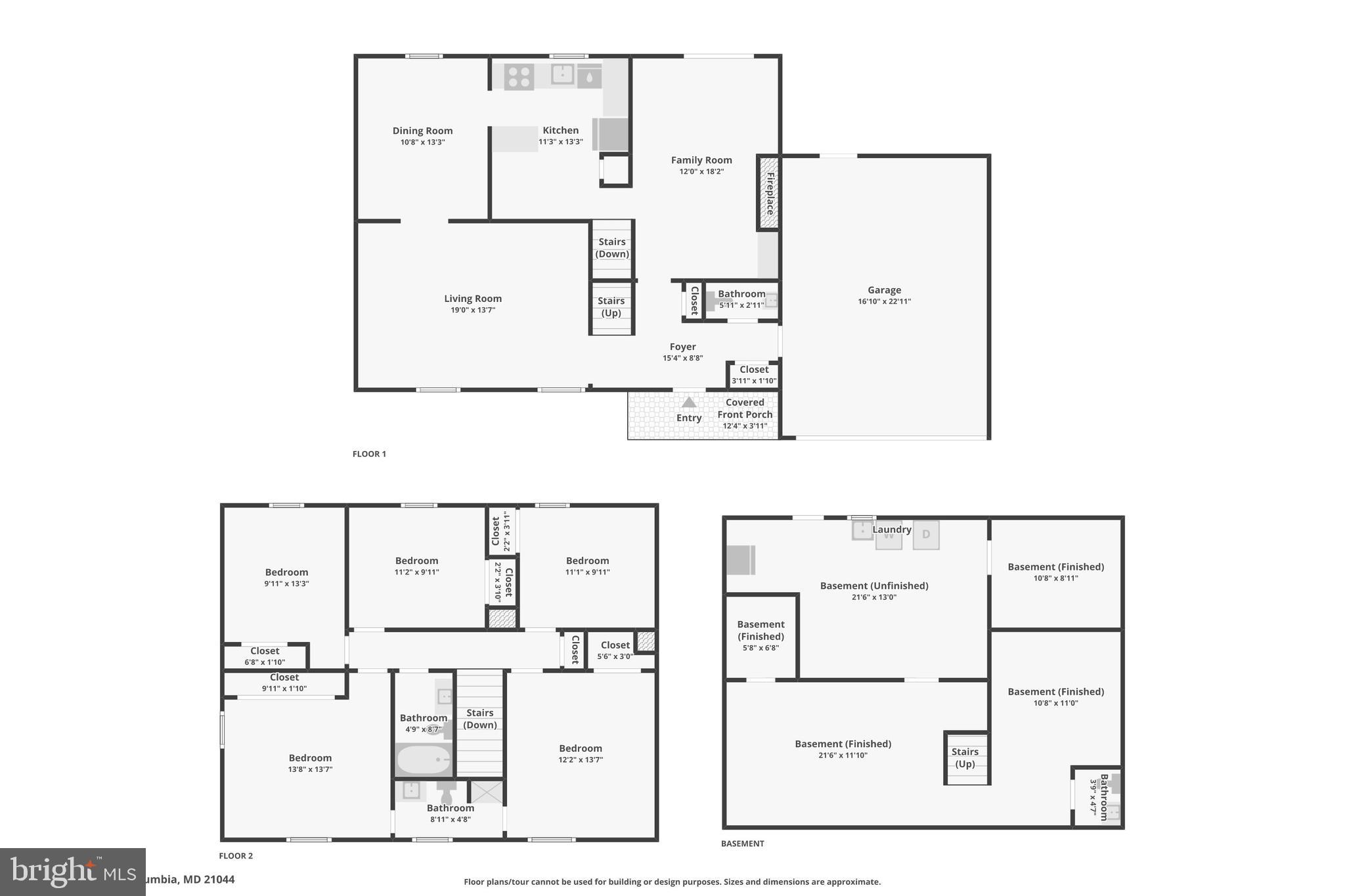5233 Eliots Oak Road Columbia, MD 21044 - Photo 51 of 51 Combined Floorplan