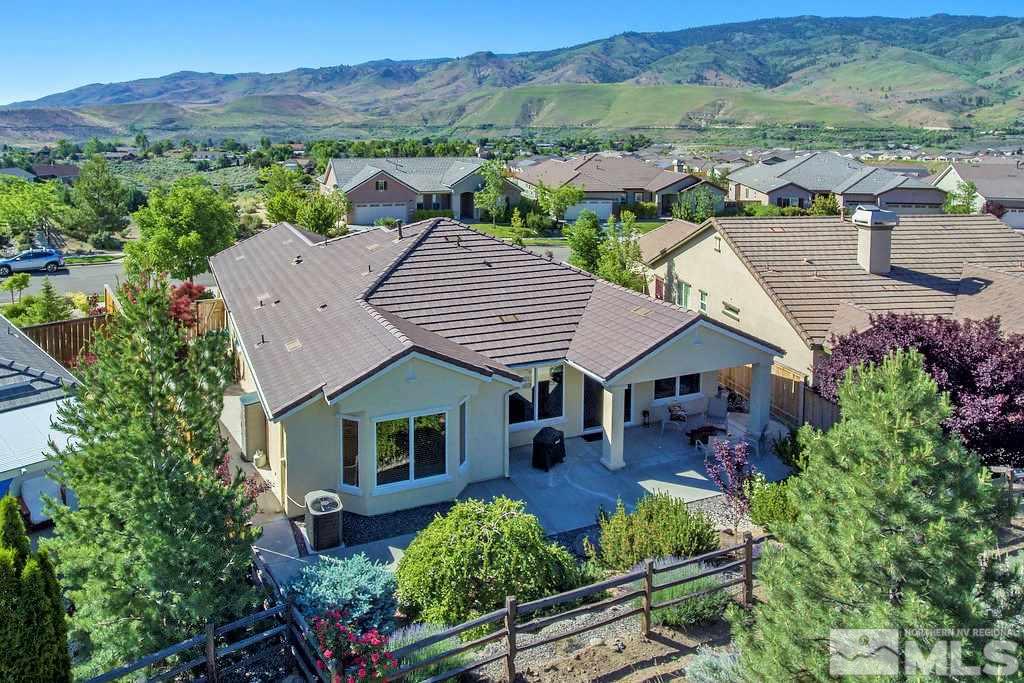 1100 Meridian Ranch Drive Reno, NV 89523 - Photo 25 of 25 an aerial view of a house with a garden