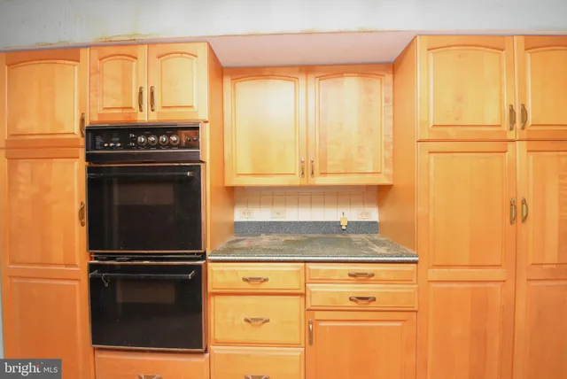 a utility room with a window