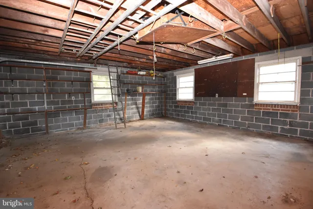 a view of a building with a window