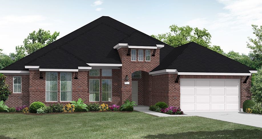 1700 Lakeside Ranch Road Georgetown, TX 78633 - Photo 1 of 1 a front view of a house with garden