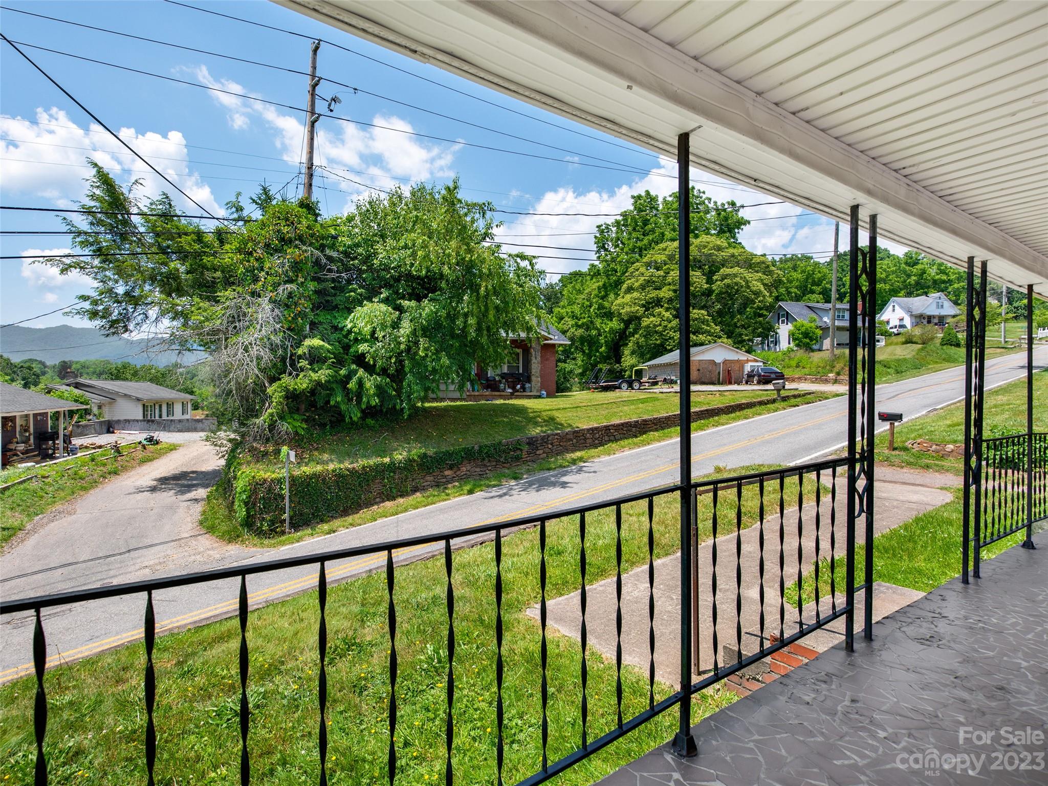 118 North Canton Road Canton, NC 28716 - Photo 3 of 17 a view of a street view from a balcony