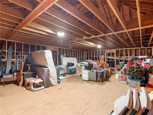 a view of storage and utility room