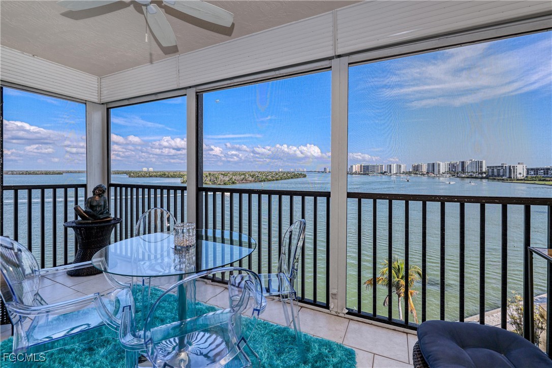 400 Lenell Road, Unit 408 Fort Myers Beach, FL 33931 - Photo 3 of 34 a view of a balcony with chair