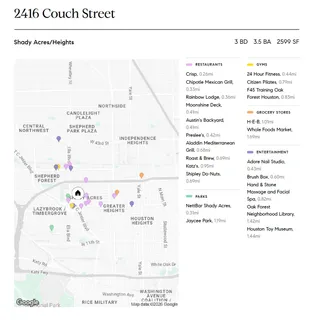$515,000 | 2416 Couch Street, Houston, TX 77008