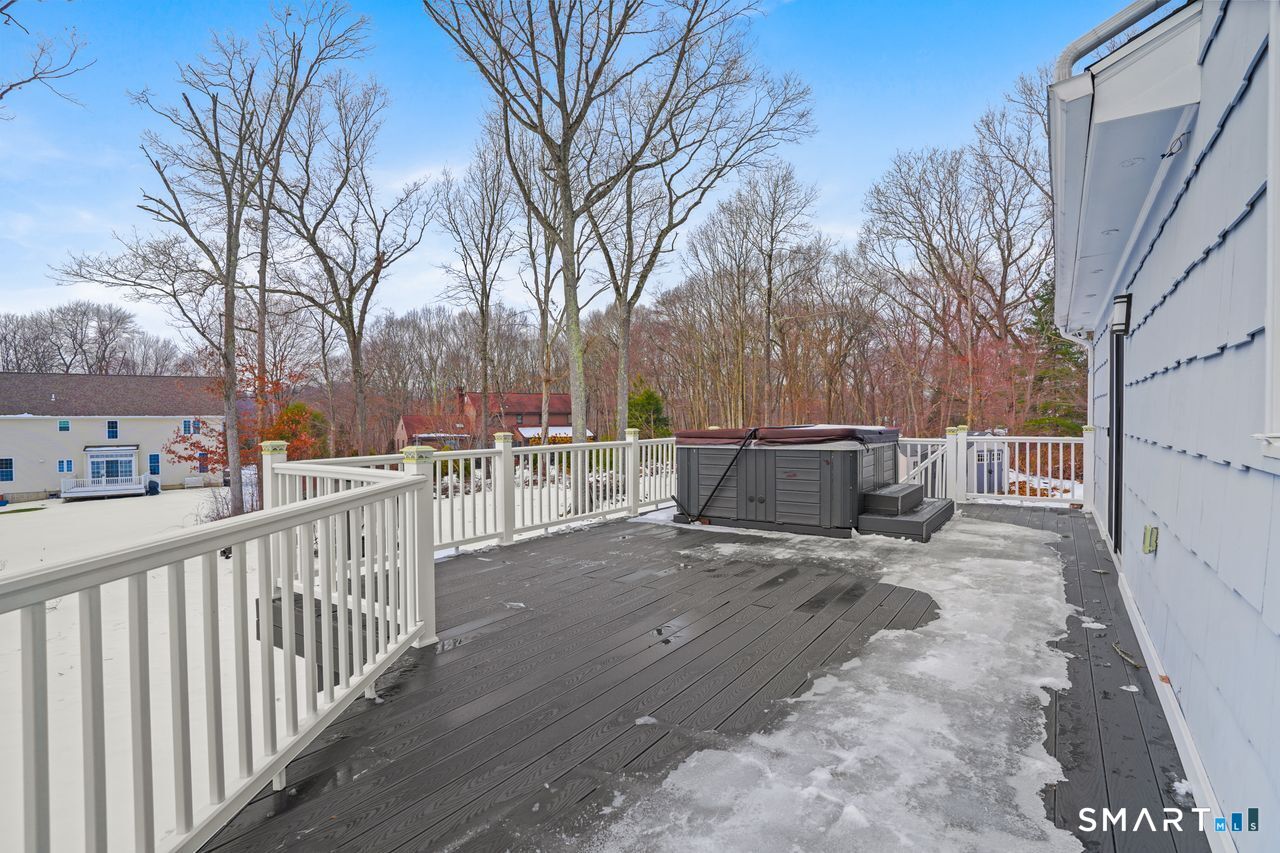 17 Moose Hill Road Trumbull, CT 06611 - Photo 4 of 40 a view of backyard with trees and barbeque oven