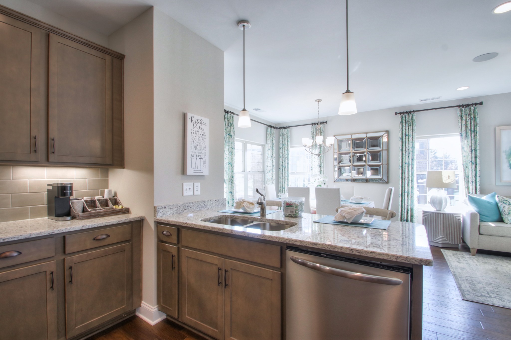 223 Cloverbrook Way Gallatin, TN 37066 - Photo 15 of 51 a kitchen with sink cabinets and wooden floor