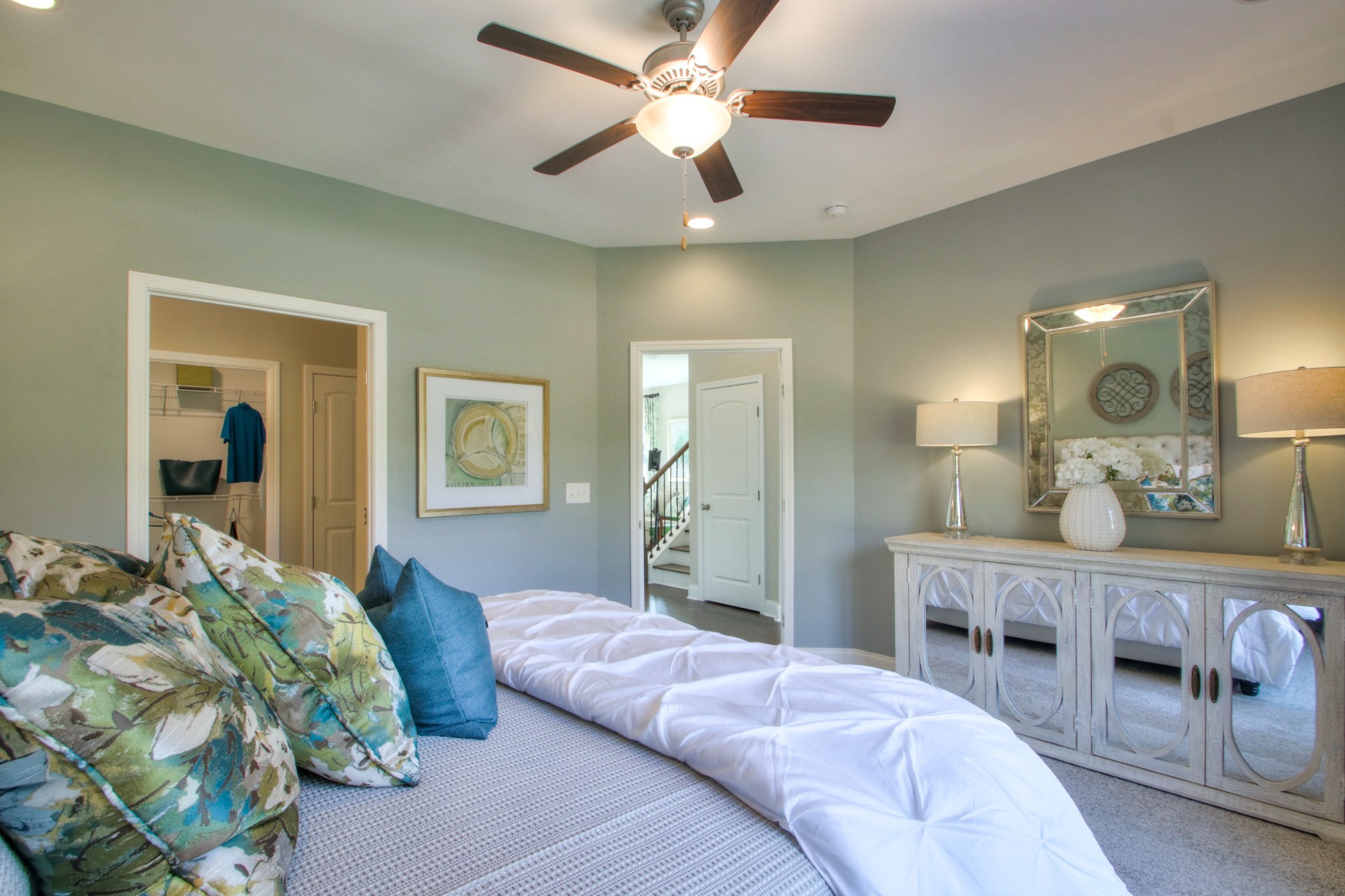 223 Cloverbrook Way Gallatin, TN 37066 - Photo 23 of 51 a bedroom with a bed and a chandelier