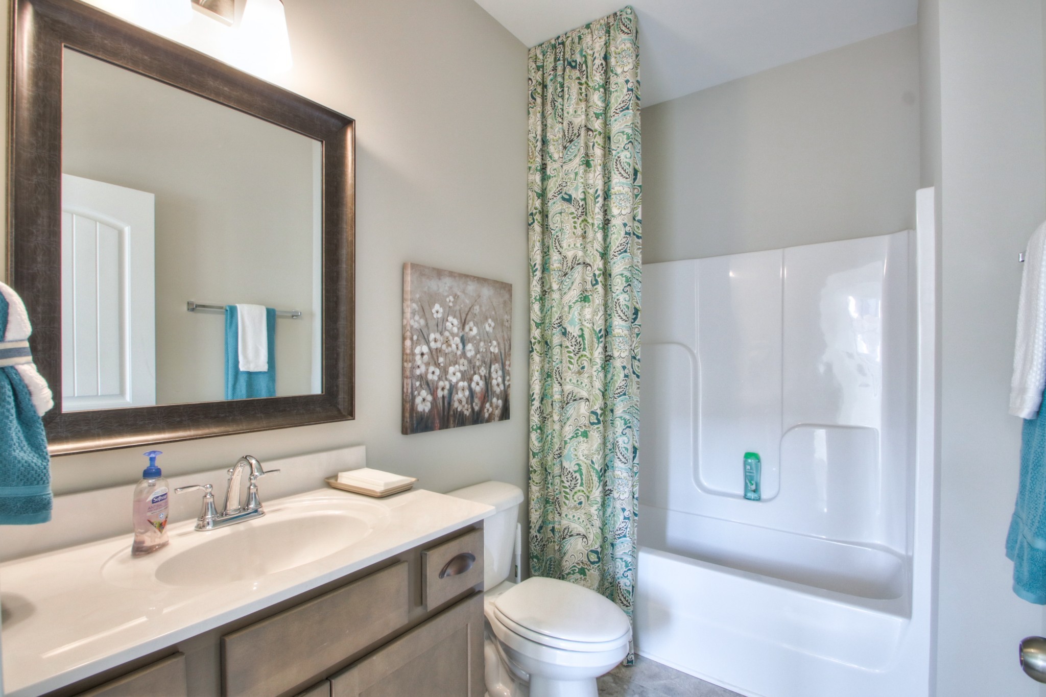 223 Cloverbrook Way Gallatin, TN 37066 - Photo 31 of 51 a bathroom with a sink a toilet and shower