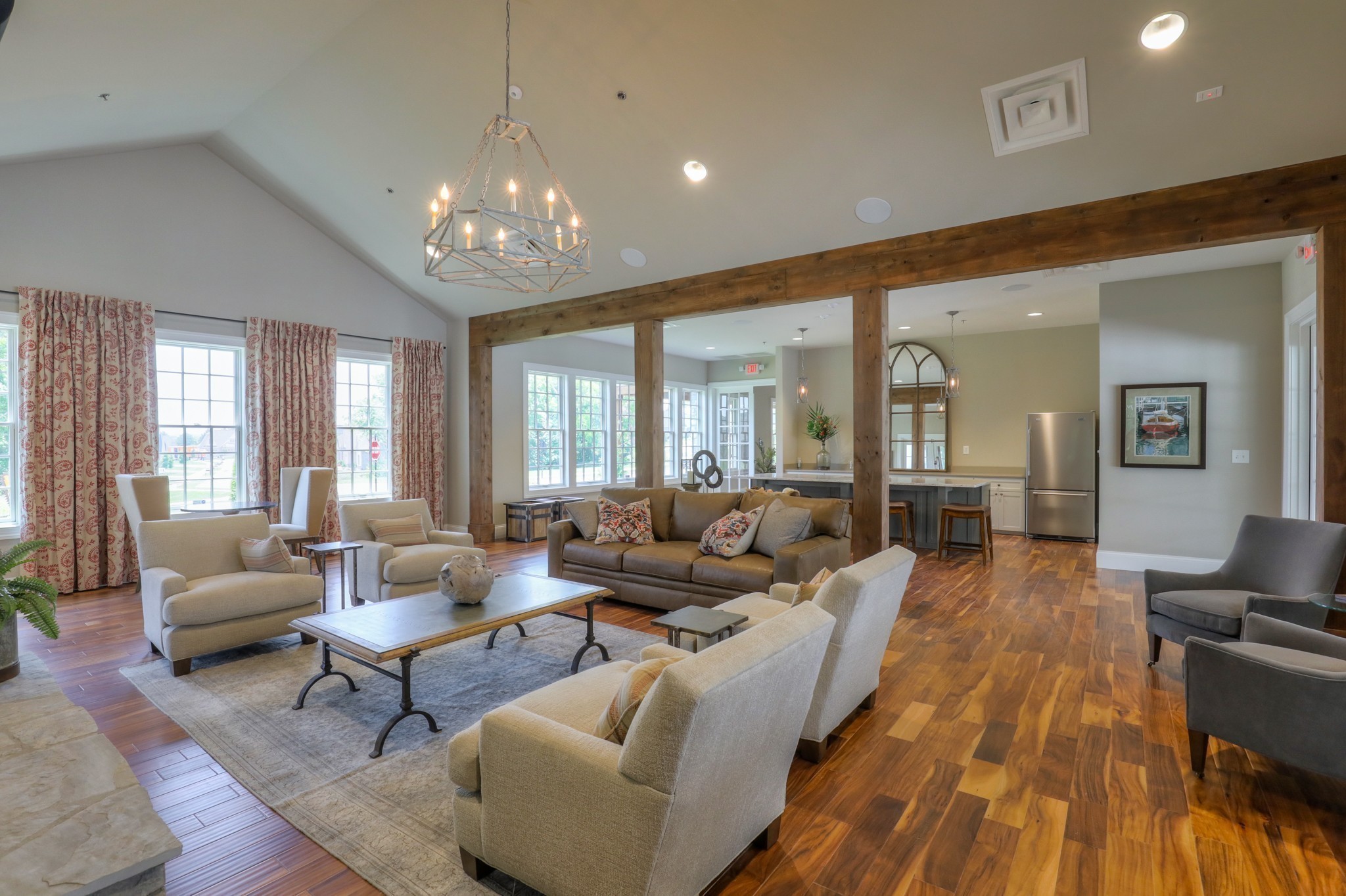223 Cloverbrook Way Gallatin, TN 37066 - Photo 39 of 51 a living room with furniture dining area and a chandelier