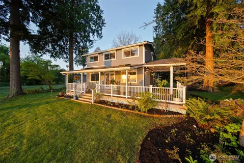front view of a house with a small yard