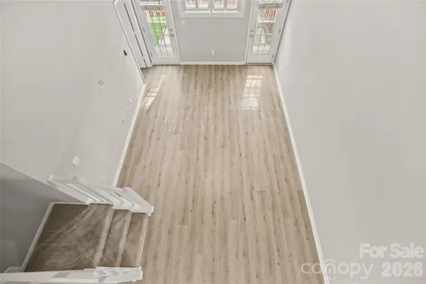 a view of wooden floor