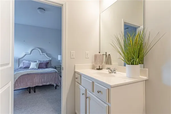 a view of workspace with a window