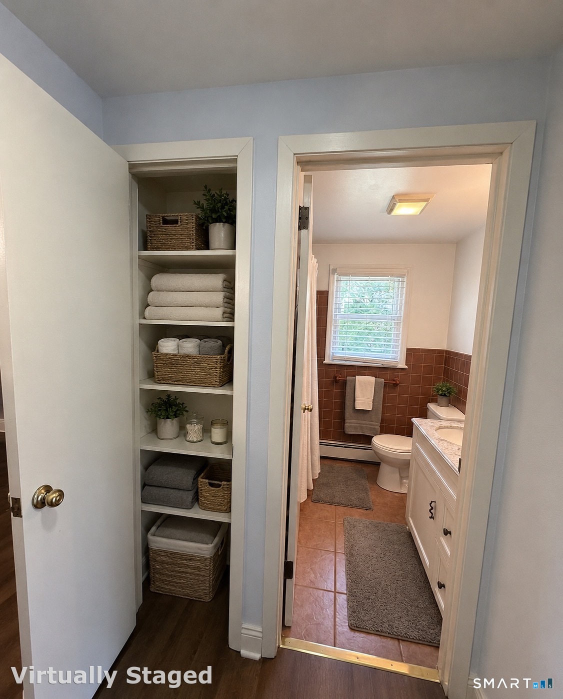 2182 North Benson Road Fairfield, CT 06824 - Photo 15 of 21 a bathroom with a sink and a toilet